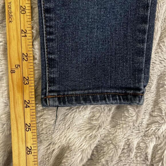 D.Jeans Jeans Womens 6 Blue High Rise Skinny Repreve Double Button Stretch - Picture 8 of 9